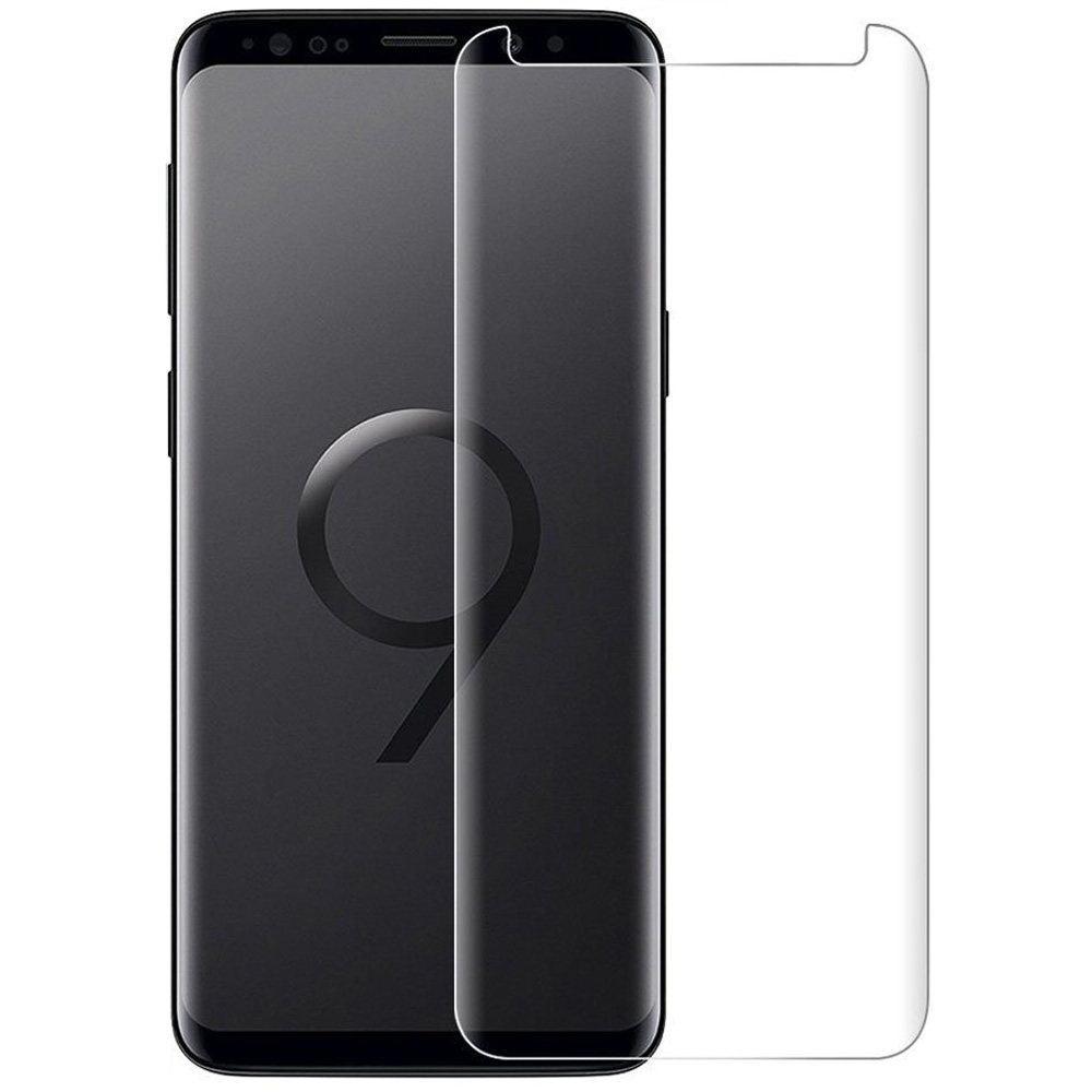 Galaxy S9+ (Plus) / S8+ (Plus) Tempered Glass Full Screen Protector Case Friendly (Glass Clear)